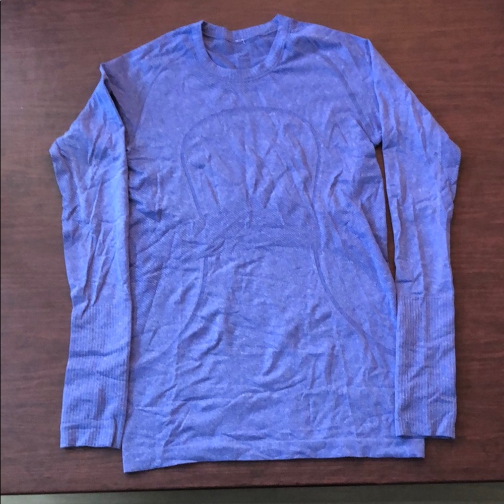 Long-Sleeved Lululemon running shirt